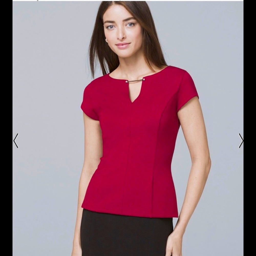 Chain-Detail Bodice Top